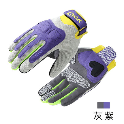 Motorcycle Gloves for Women and Men, Summer, Road Bike, Mountain Bike, Cycling, Sun Protection, Thin, Non-Slip, Wear-Resistant, Full-Finger