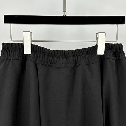 Subhuman Men's | 24 Autumn and Winter Japanese Yamamoto Style Asymmetrical Apron Black Long Casual Drawstring Pants