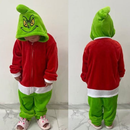Autumn and Winter New Flannel Cartoon Animal One-piece Pajamas New Maryable Outer Wear Men's and Women's Couples Home Clothes