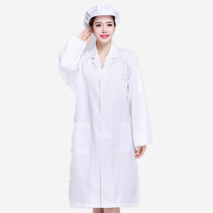 Anti-static clothing, lab coat, blue and white dust-free clothing, dust-free clothing, electric work clothing, dust-proof clothing, yellow electrostatic clothing, work uniform