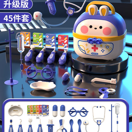 Simulation Medical Box Doctor Doctor Toy Set Boy Play House Play Injection Medical Suitcase Girl