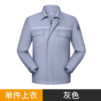 Spring and Autumn Long-sleeved Anti-static Work Clothes Suit Men's Digital Factory Workshop Gas Station Work Clothes Labor Protection Clothes Top