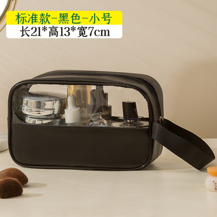 New Large Capacity Cosmetic Bag Desktop Box Swimming Waterproof Transparent Bag Travel Portable Toiletry Storage Bag