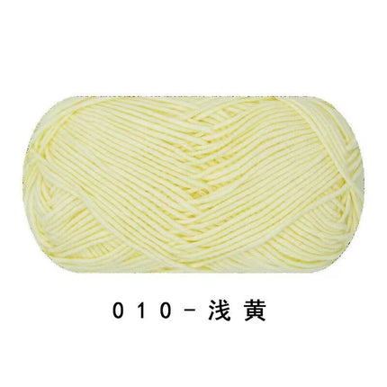 Ruyi Bird Four-Strand Combed Milk Cotton Wool Ball DIY Handmade Crochet Thin Thread Doll Wholesale Wool Ball