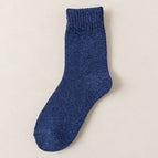1 pair [58g - solid color parallel] navy blue / One size fits all [37-45 size] plus velvet and thickened terry