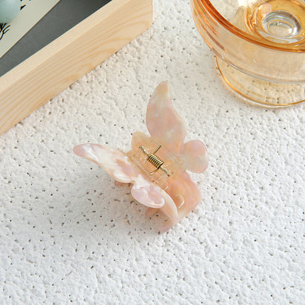 Super Fairy Romantic Butterfly Grab Clip French Temperament Acetic Acid Hair Grab Back of Head Clip Hairpin Hair Accessories Headwear Women's Spring and Summer