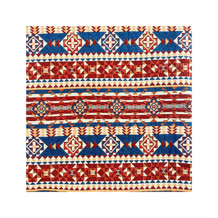 Ethnic style yarn-dyed jacquard cloth geometric stripes home fabric tablecloth sofa cloth decorative cloth for clothes in stock wholesale