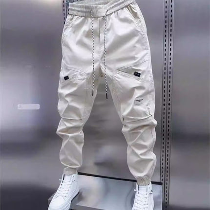 Men's 2025 Daily Simple Workwear Casual Pants Summer Loose Leggings Trendy Nine-Point Pants Casual Pants