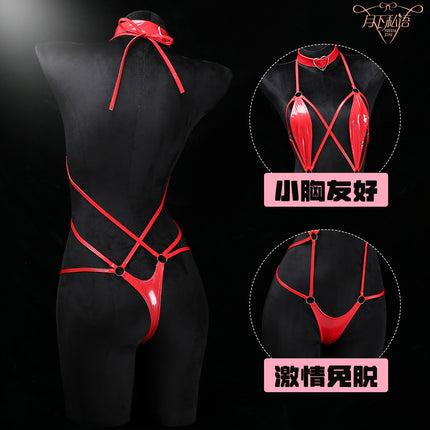 The month whispers sexy underwear dead water conjoined fishing system binding suit open crotch fun wholesale 133