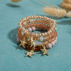 Xhy077 coffee color four starfish