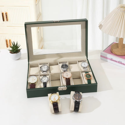 Ready-Made Watch and Glasses Boxes, High-End Leather Jewelry Boxes, Jewelry Boxes, Watch Storage Boxes, Watch Wholesale Factory