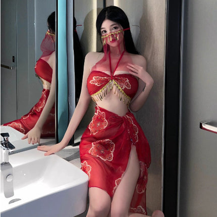 Ancient Style Han Dynasty Sexy Intimates 2025 New Sexy Pajamas Dancer Uniform Passionate Bed Shame Date Collection