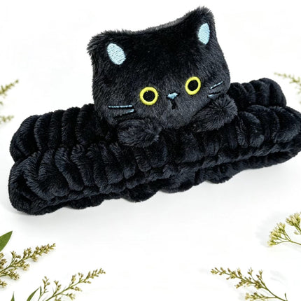 Face Wash Plush Headband for Women, Cute New Cartoon Headwear, Face Wash Mask, Hairband, Non-Slip Headband, Hair Accessories