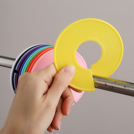 Amazon's Best-Selling Clothing Display Divider Plastic Size Circle in Various Colors Ready for Labels in Stock