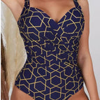 Navy blue lines / S