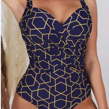 купальники cross-border sexy bikini one-piece swimsuit women's slim fit plus size swimsuit