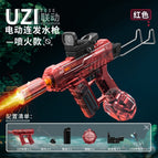 Fire-breathing version of ice blast linkage uzi electric water gun [red]