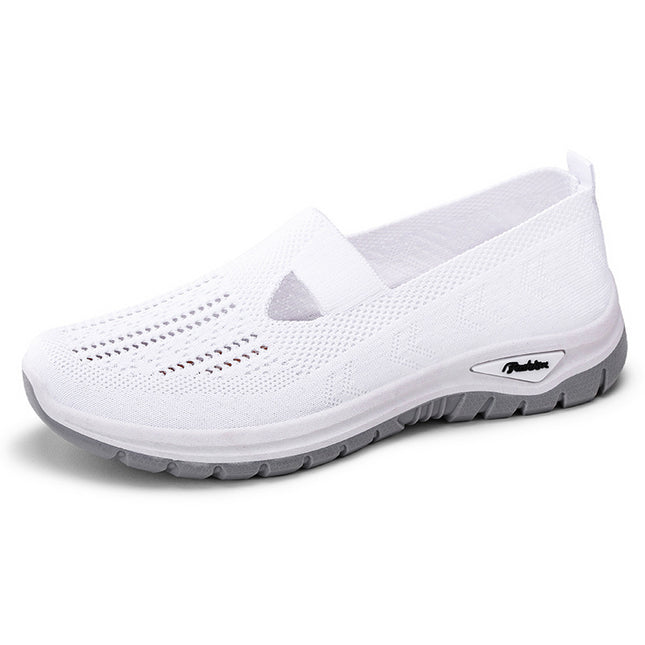Women's Summer Shoes Are Breathable and Comfortable, Cross-Border Shoes for Middle-Aged and Elderly Mothers, Soft-Soled Shoes That Do Not Tire the Feet, Casual Mesh Shoes