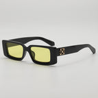 Black frame yellow film