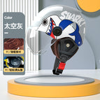 L003 ear protection + cotton lining shark series sky gray
