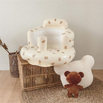 Popular Bb Stool Korean-Style Baby Sitting and Bathing Chair Anti-Fall Chair Learning Chair Foldable Inflatable Baby Sofa