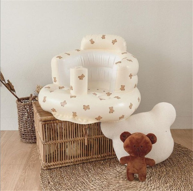 Popular Bb Stool Korean-Style Baby Sitting and Bathing Chair Anti-Fall Chair Learning Chair Foldable Inflatable Baby Sofa