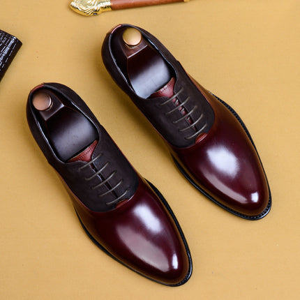 [vip for] British men's leather shoes leather leather processing business shoes formal shoes retro men's shoes