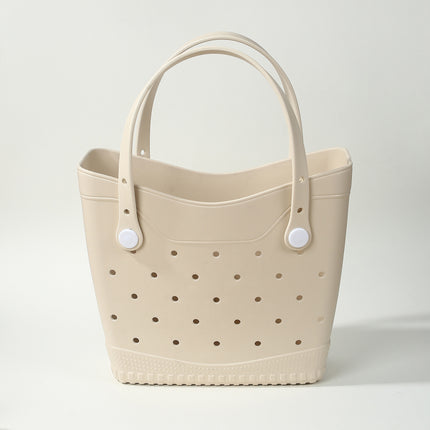2025 Summer New EVA Hole Bag Casual Women's Handbag Beach Pet Bag Wear-resistant in stock Tote Bag