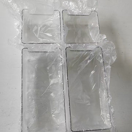 Transparent Notch Storage Box suit Drawer Storage Box Stationery Storage Box Square Cosmetic Storage Box
