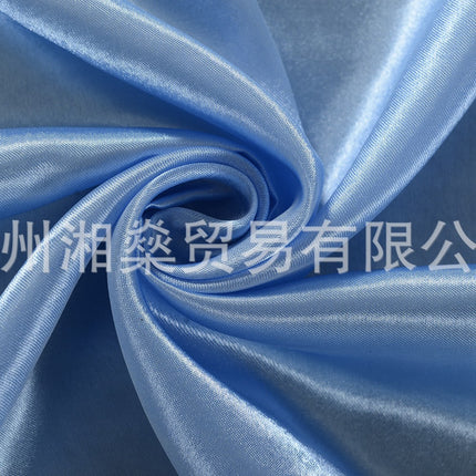 2025 new products home decoration living room bedroom modern simple multi-color optional five beauty satin bottom yarn finished curtain fabric