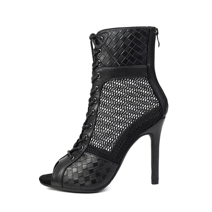 Yaochi 2025 New Model Heels Jazz Latin Cha-Cha High Heels Women's Salsa Soft-Soled Dance Boots Ultra-High Heels