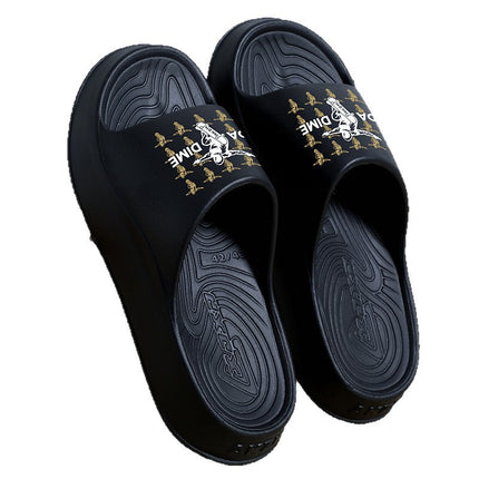 2025 New Men's Slippers, Men's Outdoor Wear-Resistant Summer Outdoor Wear Indoor Dormitory Thick-Soled Big Boys' Sandals