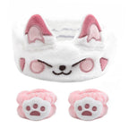 Cat white 2 wrist straps