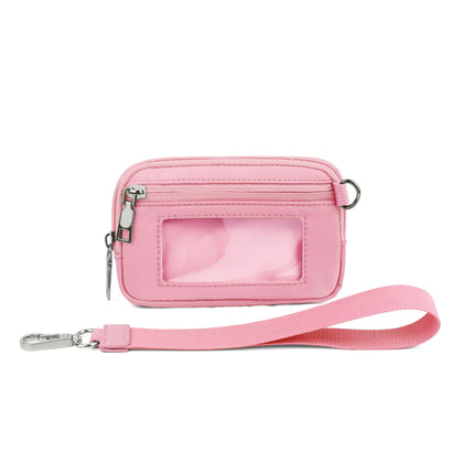 In stock Amazon lulu same multi-functional fashion women's wrist bag portable simple bank card mini coin purse