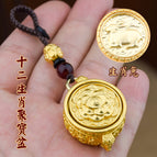 Alloy large size (about 35g) recommended main selling model / Zodiac rabbit-jubao basin