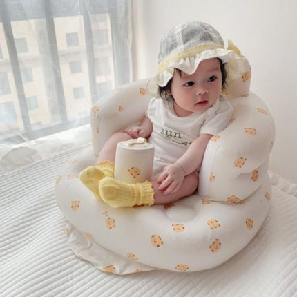 Popular Bb Stool Korean-Style Baby Sitting and Bathing Chair Anti-Fall Chair Learning Chair Foldable Inflatable Baby Sofa