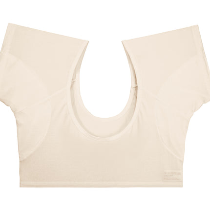 in stock underarm sweat pad cotton breathable milk silk vest multiple sweat pad anti-sweat washable