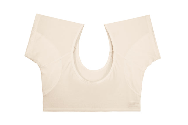 in stock underarm sweat pad cotton breathable milk silk vest multiple sweat pad anti-sweat washable