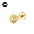 1.2*8mm tooth m0.9 / Round gold