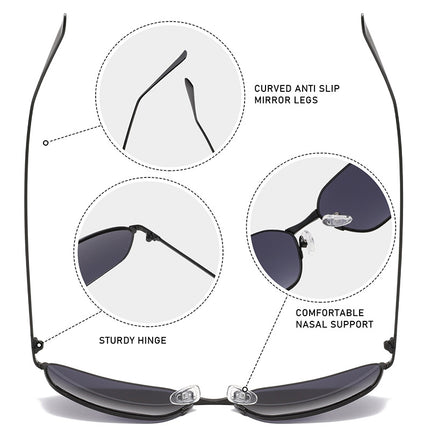 2322 Metal Cat-Eye Sunglasses Cross-Border E-Commerce Foreign Trade Amazon Uv400 Fashion Trend Tk