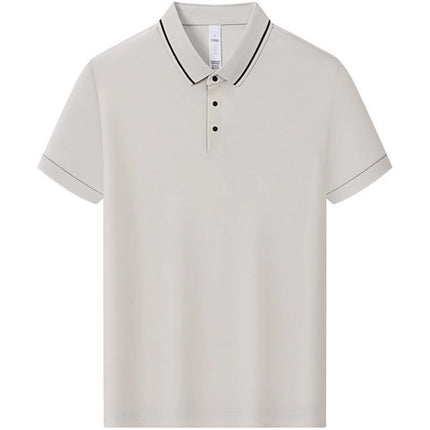 165 grams of ice-sensitive breathable dynamic pearls POLO shirt overalls short sleeve lapel diy group company factory clothing tooling