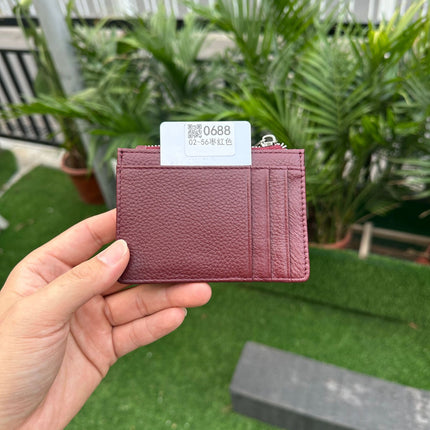Double-sided Driver's License Multi-card Slot Genuine Leather Zipper Card Bag Top Layer Cowhide Men's Thickened Light Luxury Women's Small Coin Purse Case
