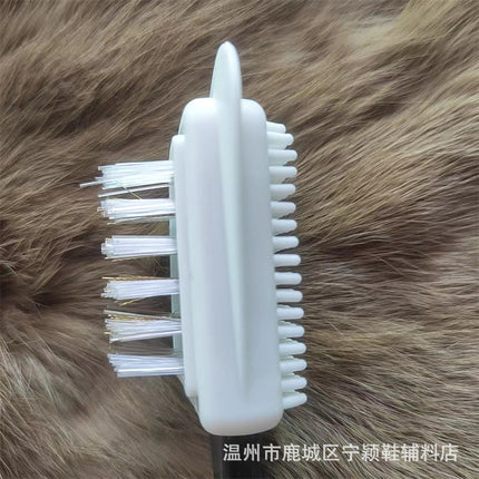 Flip fur pig peel cloth surface frosted anti-velvet leather cleaning steel metal cylinder brush eraser renovation care wholesale