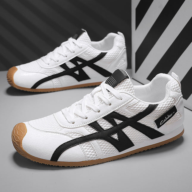 Men's Shoes Moral Training Shoes 2025 New Style Breathable Fashion Simple Stylish Sports Leisure Versatile Flats Lightweight Sports Shoes