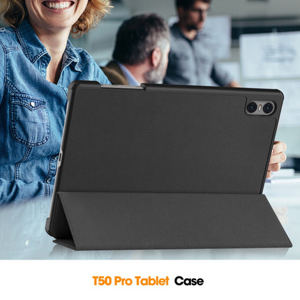 For Teclast T50 Pro Flat Panel Protective Case T50Pro Smart Magnetic Protective Leather Case