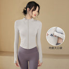 Moonlight white-waist slimming + built-in pockets / S
