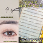 Ten rows of 120 clusters of glue-free small flame lower eyelashes 02 / Single box