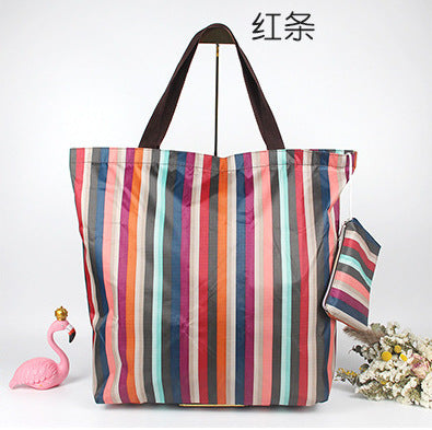 Water-Repellent Oxford Cloth Shopping Bag Foldableable Environmentally Friendly Bag Large Capacity Supermarket Grocery Shopping Bag Satchel Bag Handbag