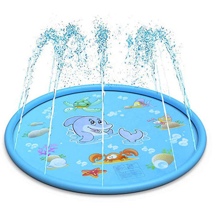 Popular Children's Outdoor Lawn Letter Spray Mat Interactive Game Water Unicorn Round Dolphin Fountain