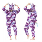 Purple night flying zipper style / S
